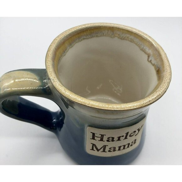 HARLEY MAMA Stoneware Large Coffee Mug Tumbleweed Pottery Harley Davidson - Picture 3 of 3